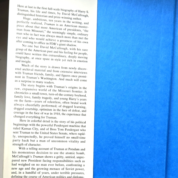 Truman Biography by David McCullough- Hardback Book - Picture 3 of 6